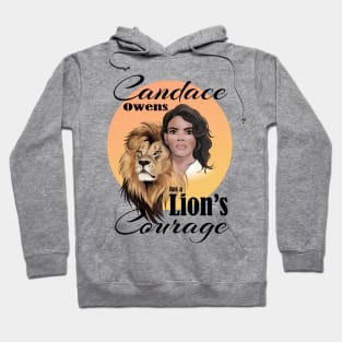 Candace Owens has a Lion's Courage, yellow sun Hoodie